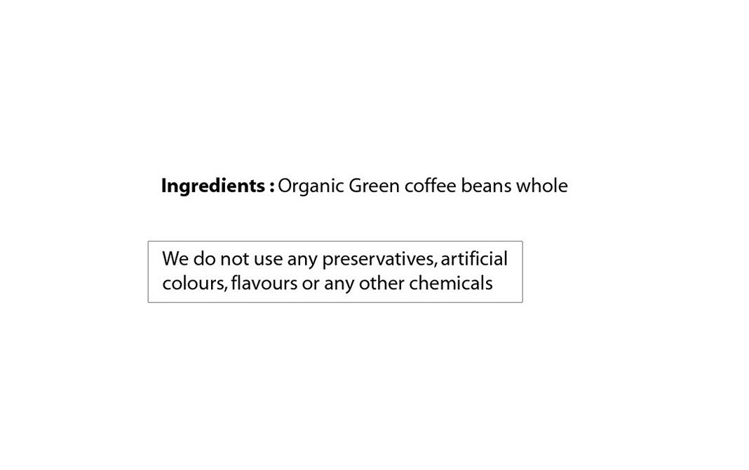 Flavourlite Green Coffee Beans    Pack  200 grams